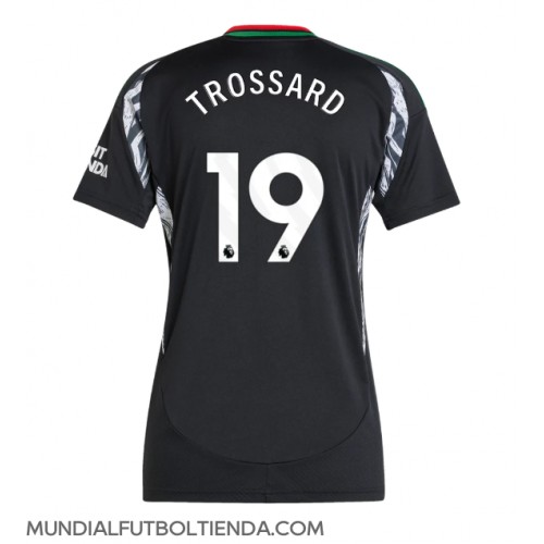 Camiseta Arsenal Leandro Trossard #19 Segunda Equipación Replica 2024-25 para mujer mangas cortas